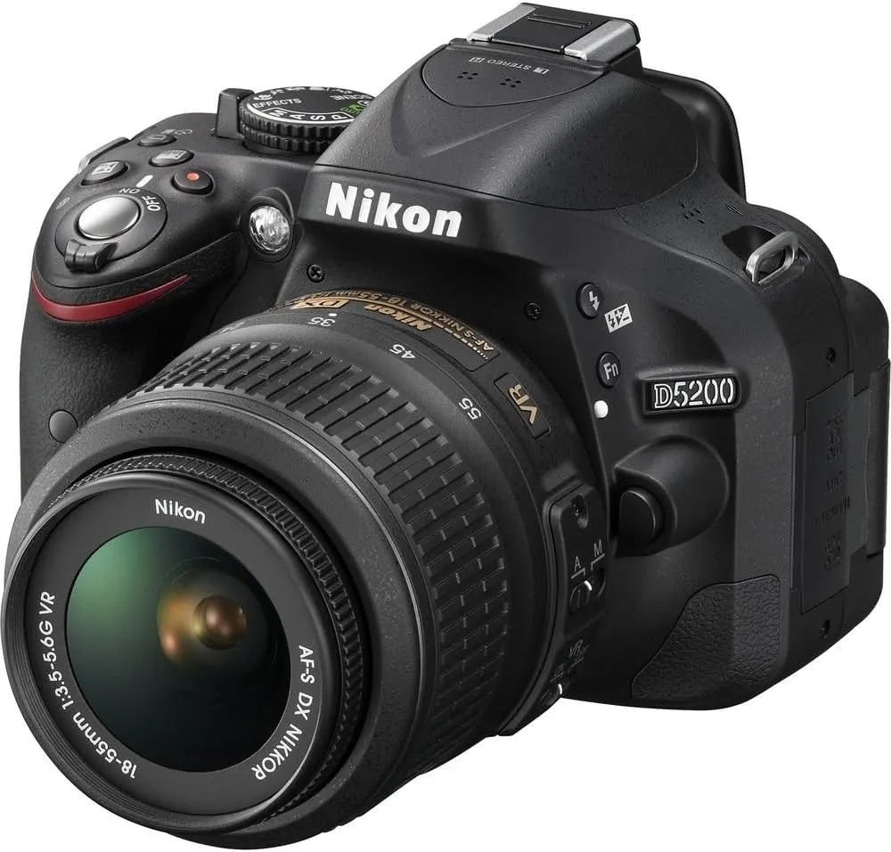 Nikon D5200 with 35mm f/1.8 lens