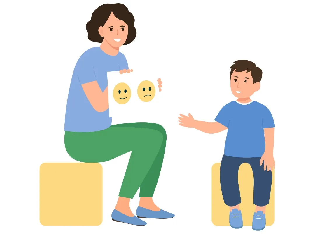 dziecko w terapii z psychologiem