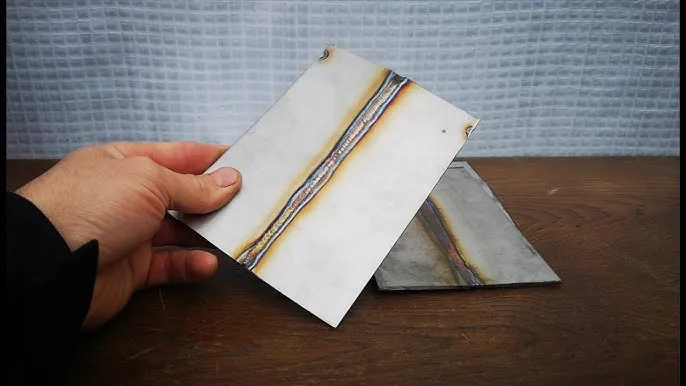 spawanie TIG cold weld efekt cienka blacha