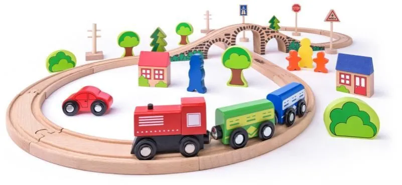 r&oacute;żne typy kolejek g&oacute;rskich zabawek dla dzieci