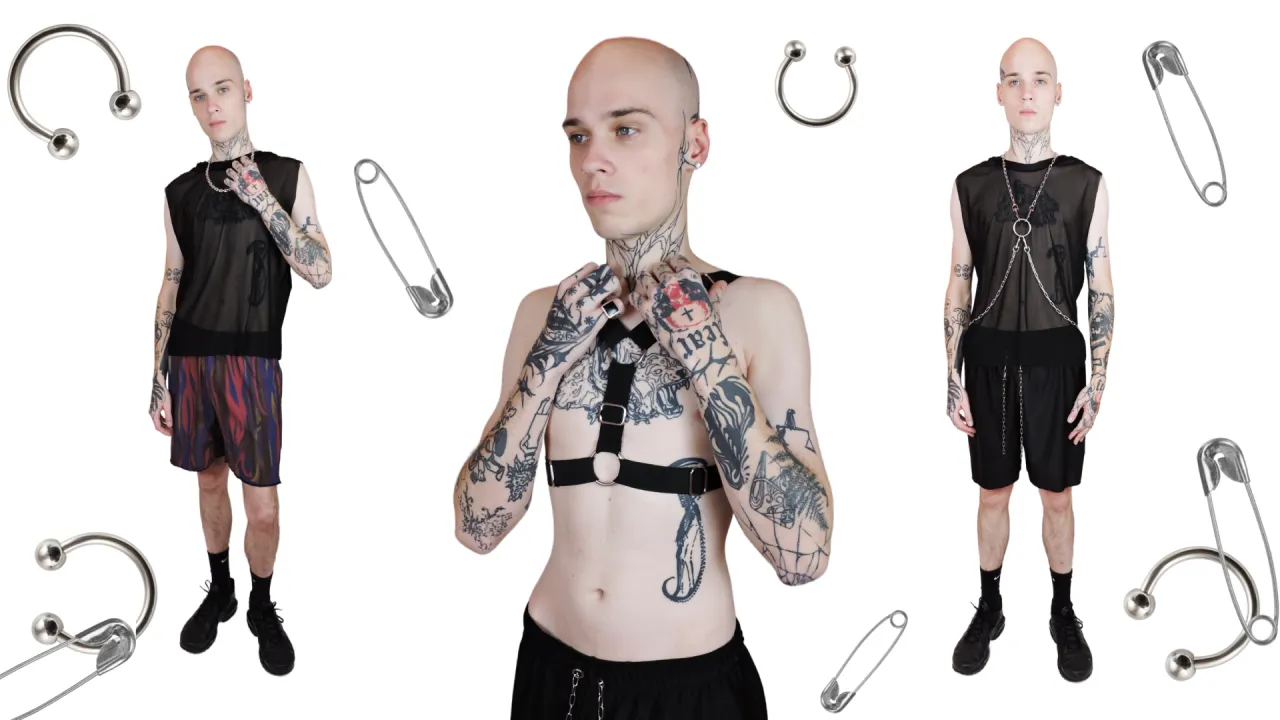 KitKatClub Outfit Frauen M&auml;nner Unisex Beispiele