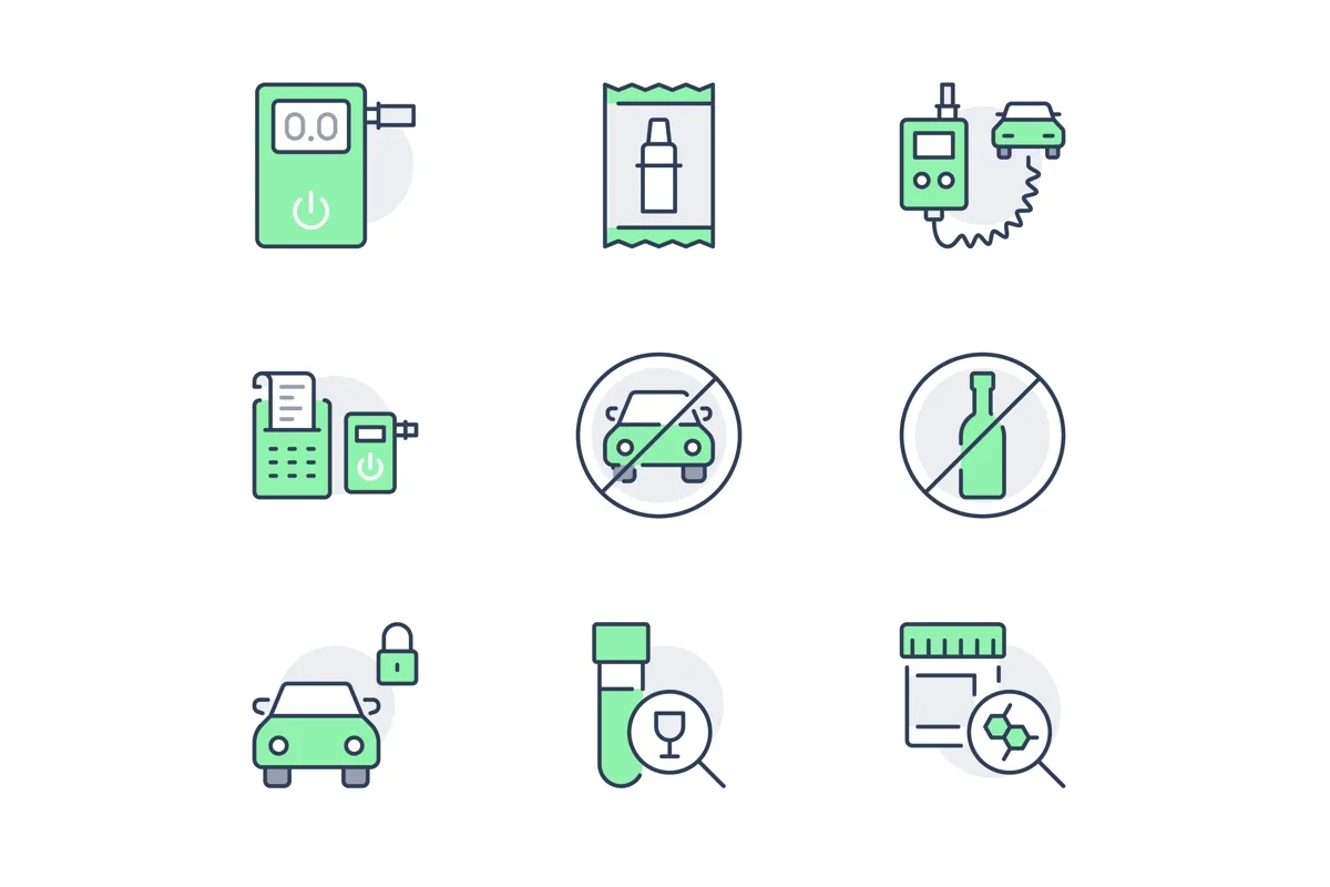 Różnica między resetem a kalibracją alkomatu infografika