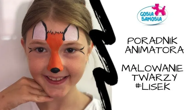 makijaż liska dla dziecka