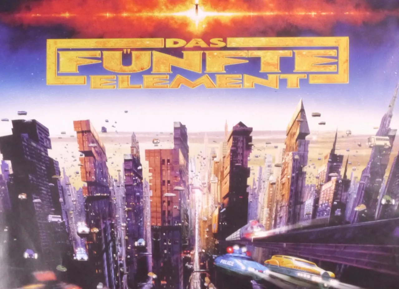 Plakat filmu Piąty Element Luc Besson