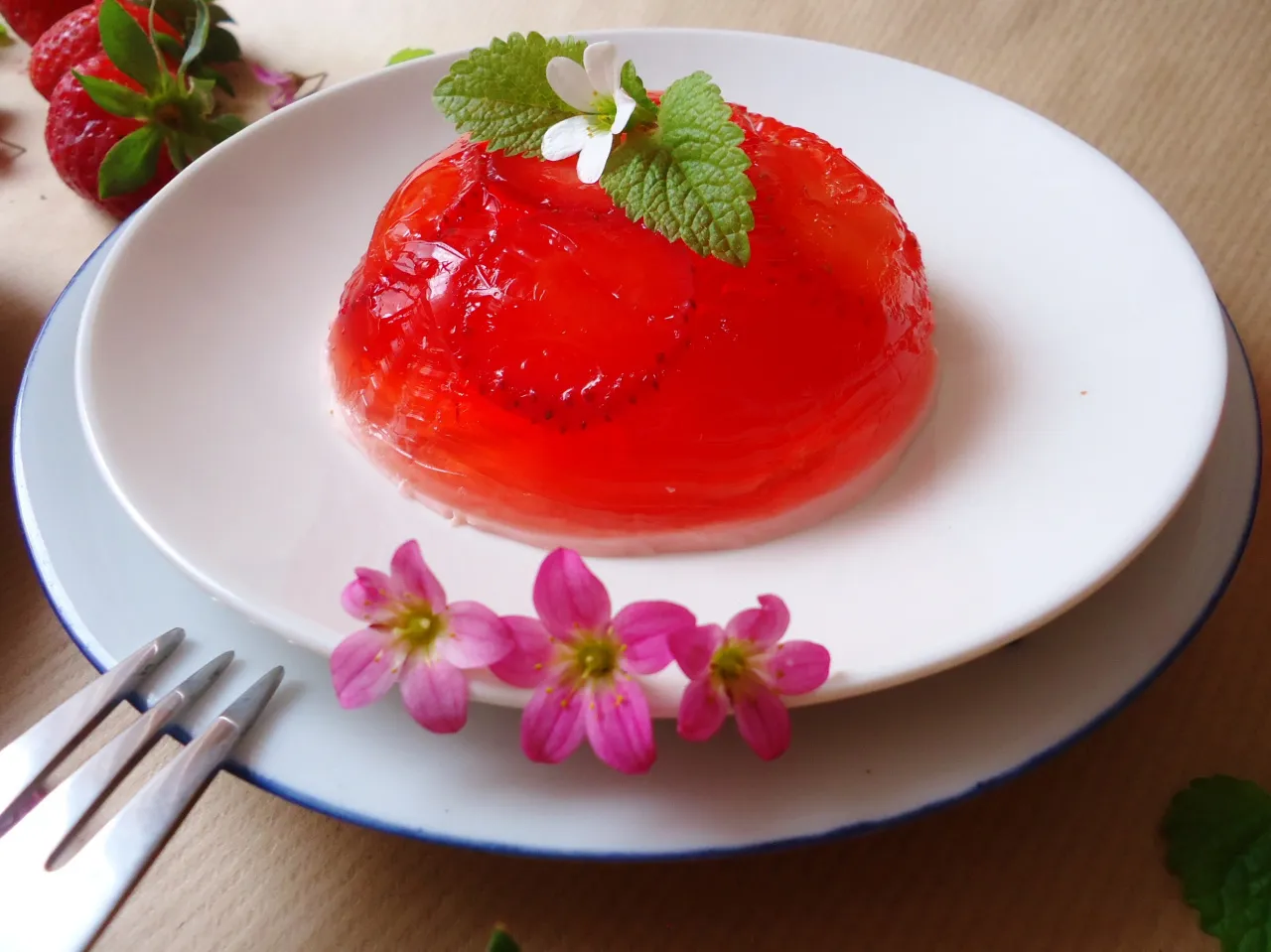 niskokaloryczna galaretka truskawkowa przepis