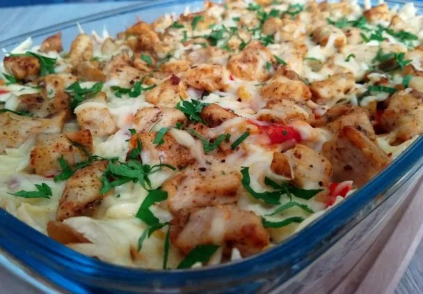 składniki zapiekanka gyros makaron