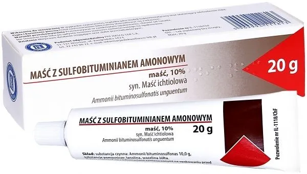 przeciwwskazania maść ichtiolowa