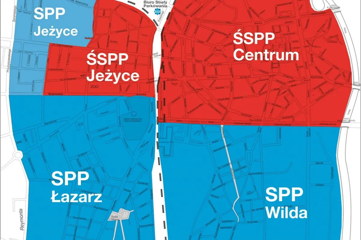 Mapa Poznań Wilda Grunwald Centrum Zdrowia Psychicznego HCP