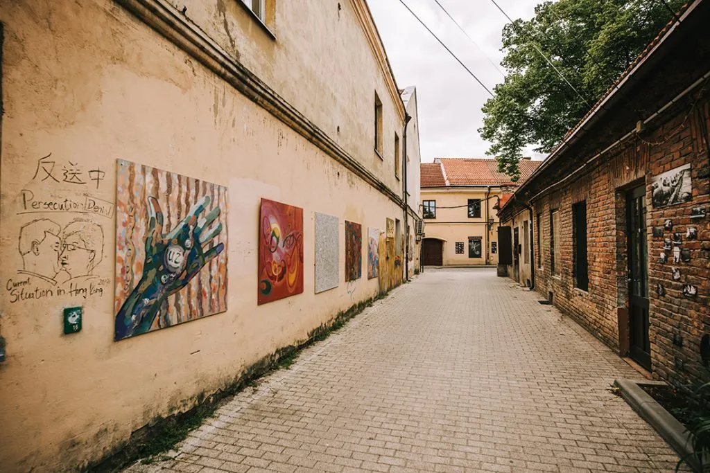 Užupis Wilno street art