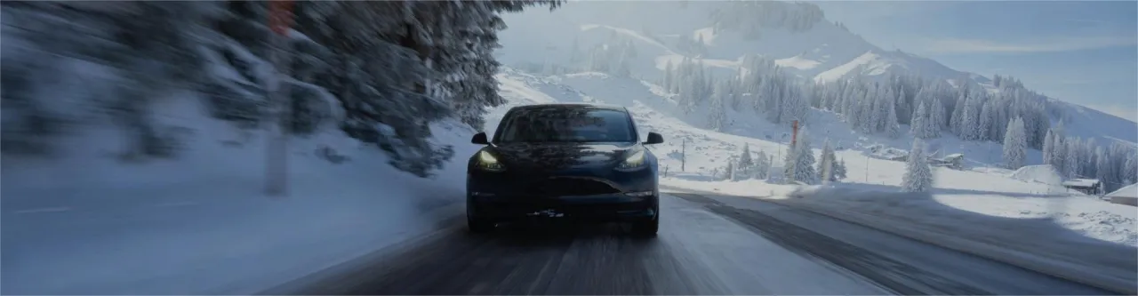 Tesla winter range cold weather Poland