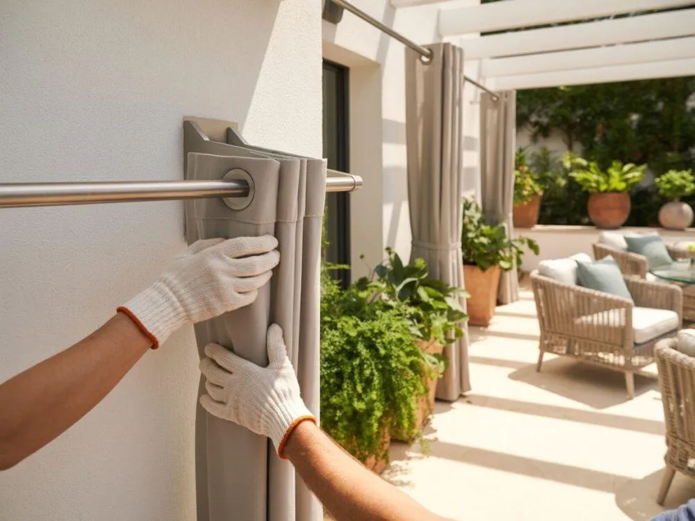 Systemy montażu zasłon tarasowych