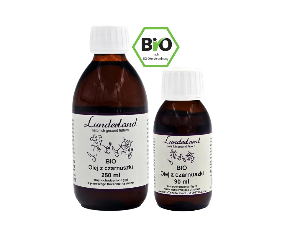 olej z czarnuszki dla psa i ziarna