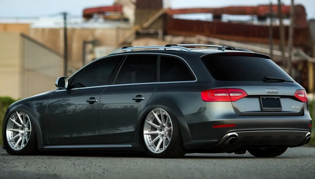 Audi A4 B8 felgi flush efekt