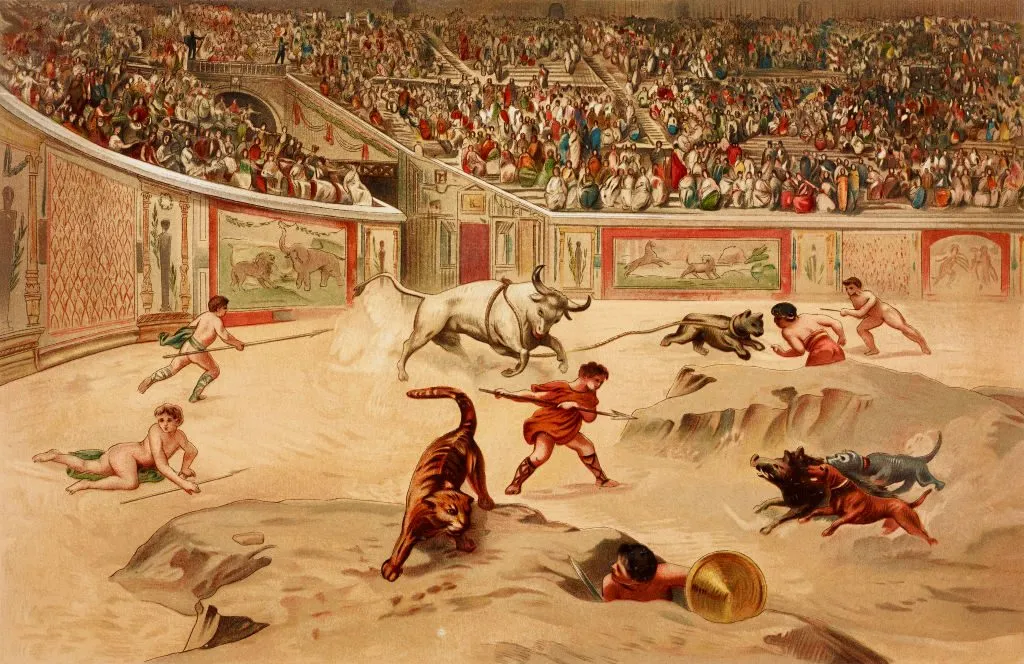 Gladiatorzy rzymscy typy uzbrojenia