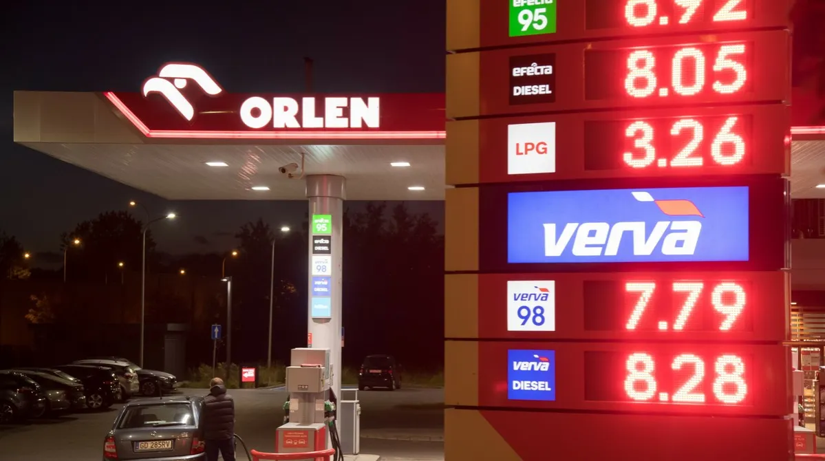 Mapa cen paliw Polska / Porównanie cen diesla stacje