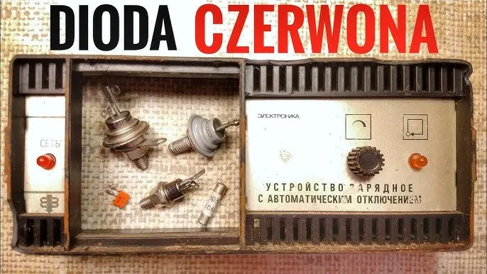 prostownik dioda czerwona ładowanie