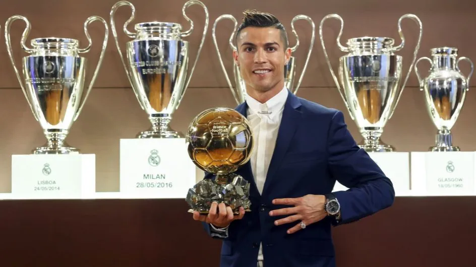 Cristiano Ronaldo Złote Piłki Real Madryt