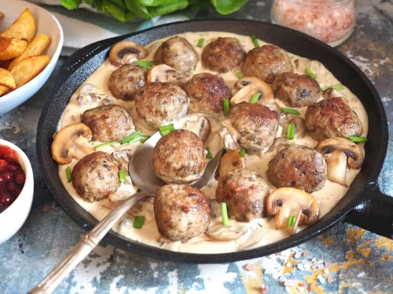 pulpety z mięsa mielonego i pieczarek