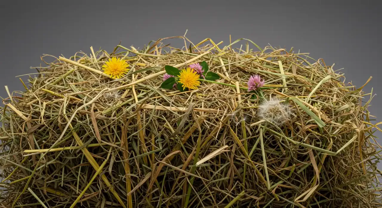 różne rodzaje siana dla królika