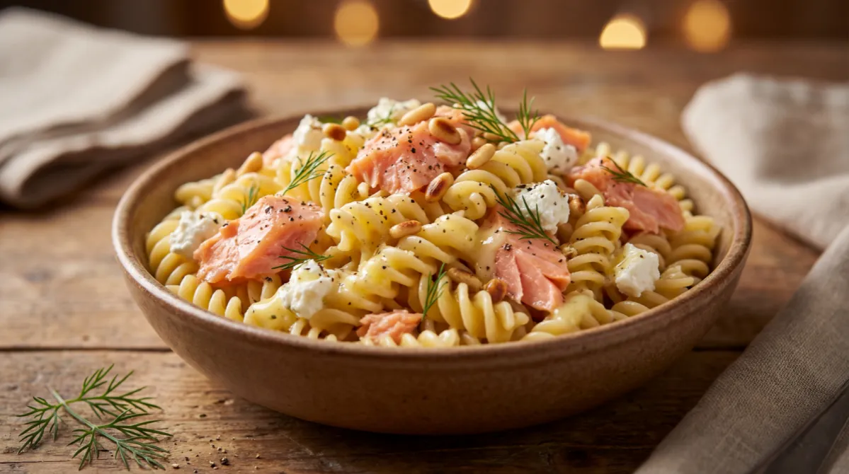 Zdjęcie Salade de pâtes au saumon fumé : nos secrets pour une recette parfaite