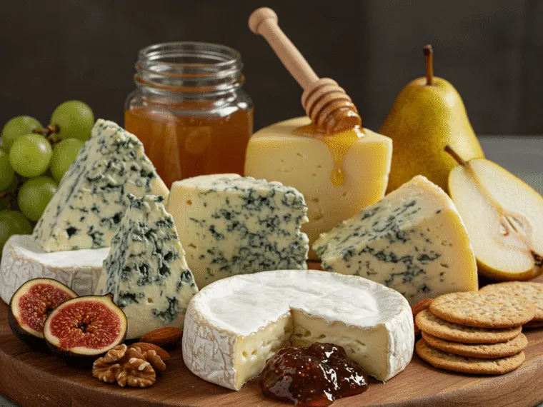 różne rodzaje serów pleśniowych Roquefort Gorgonzola Stilton