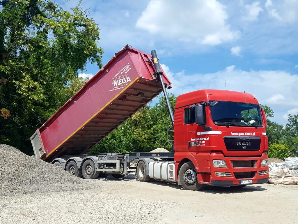 wywrotka kruszywa dostawa