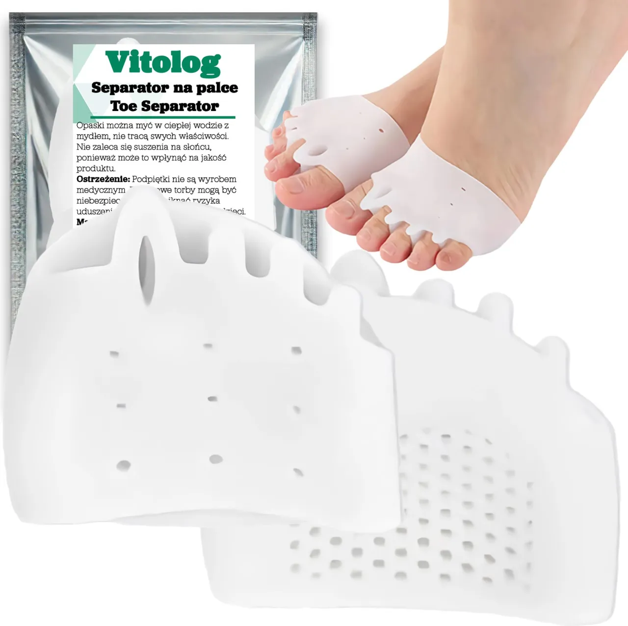 aparaty korekcyjne na haluksy separatory