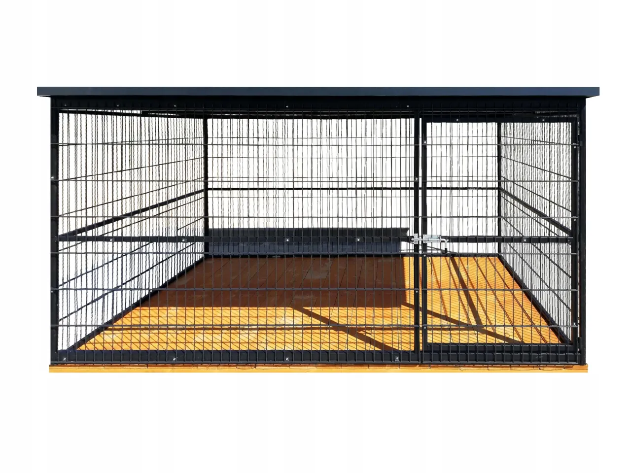 materiały na kojec dla psa profile stalowe drewno siatka