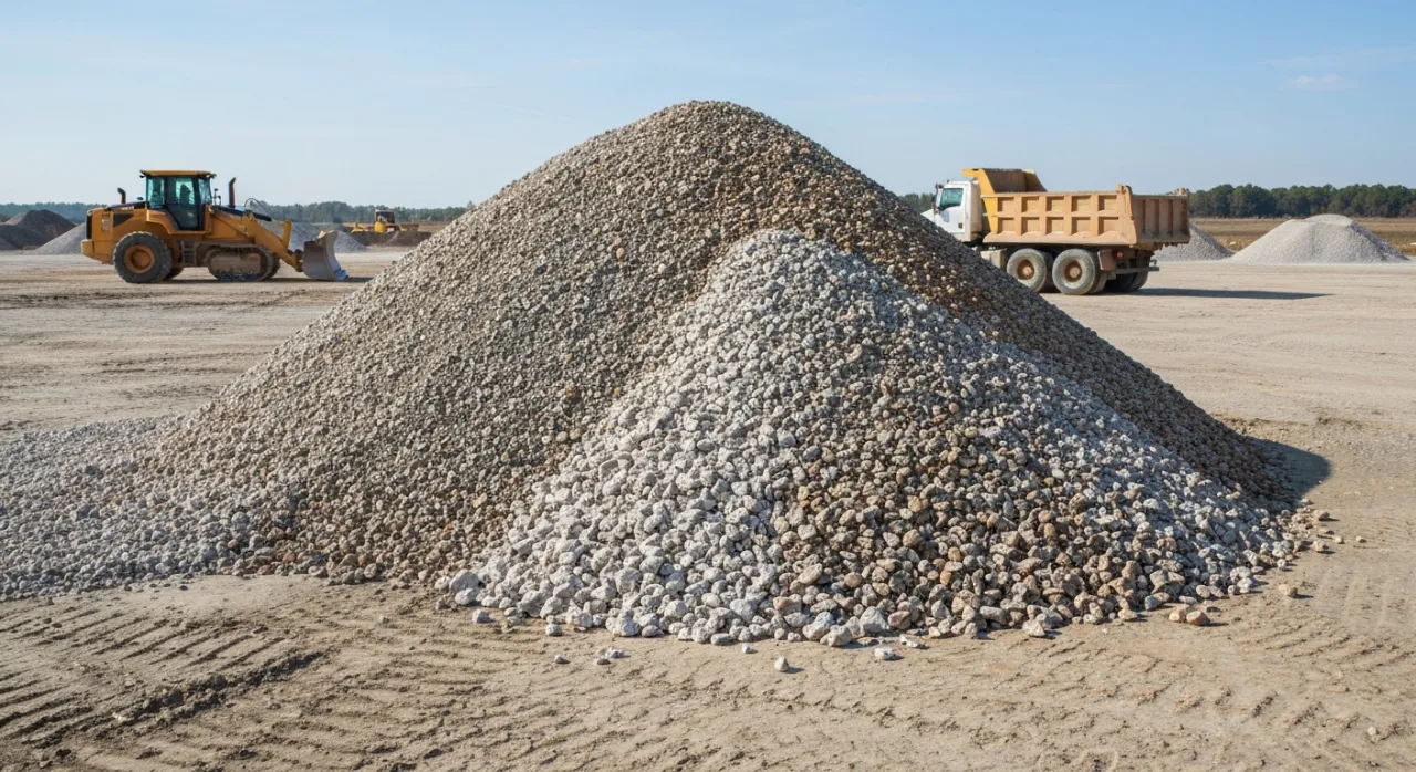 suchy żwir vs mokry żwir