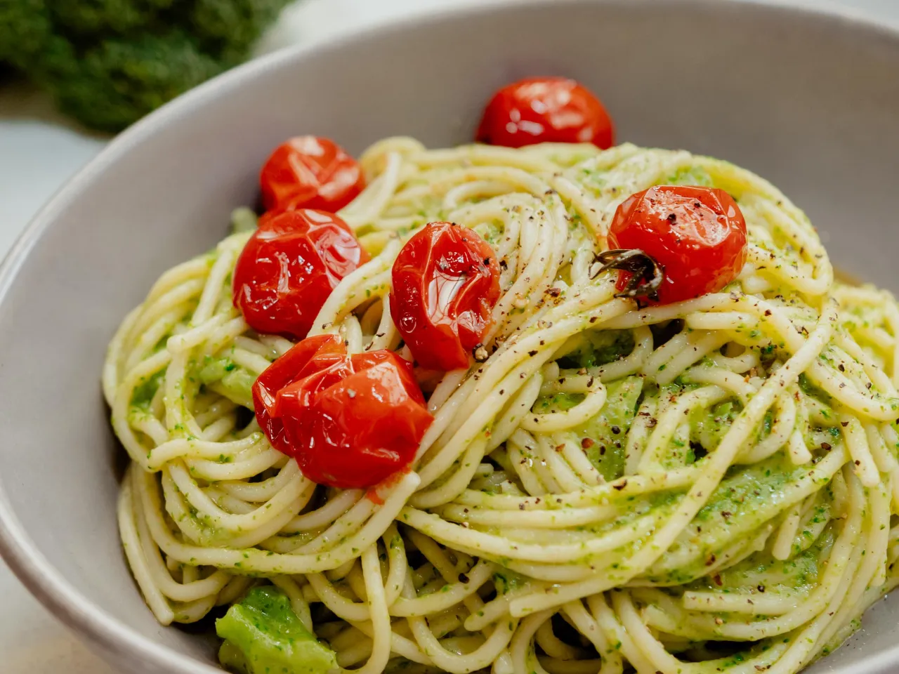 Pâtes au brocoli plat classique
