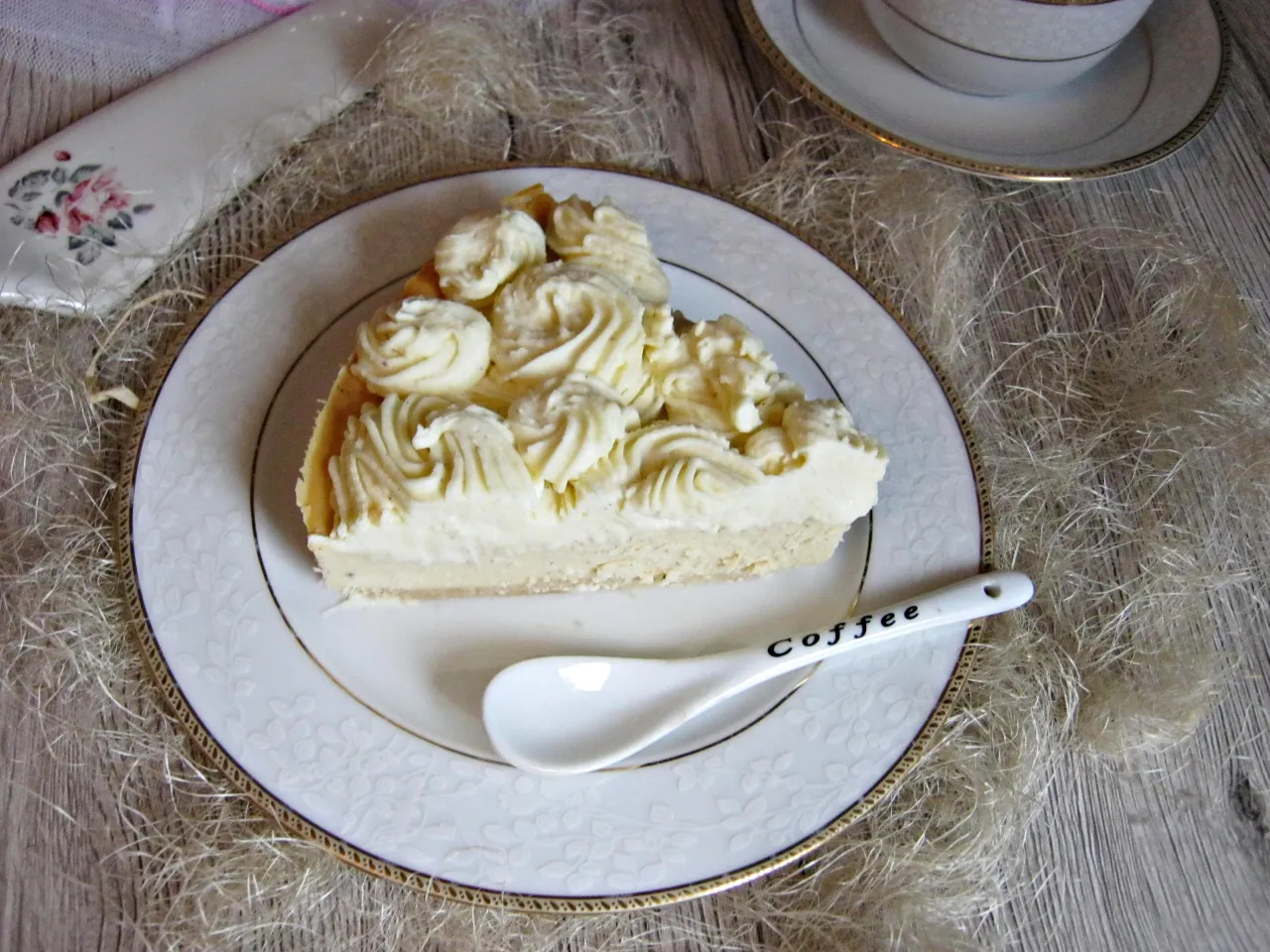 zwarzony ganache biała czekolada