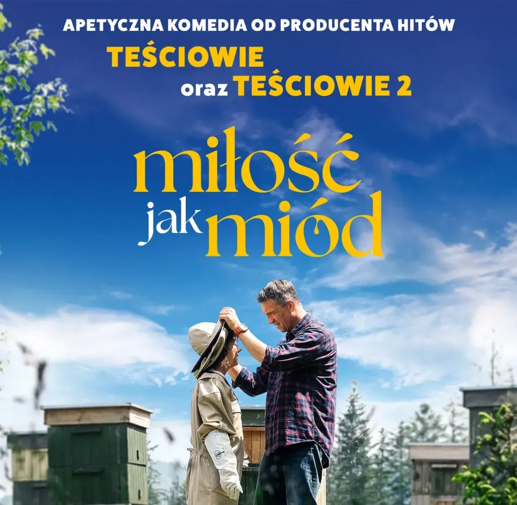 Miłość jak miód plakat filmowy muzyka