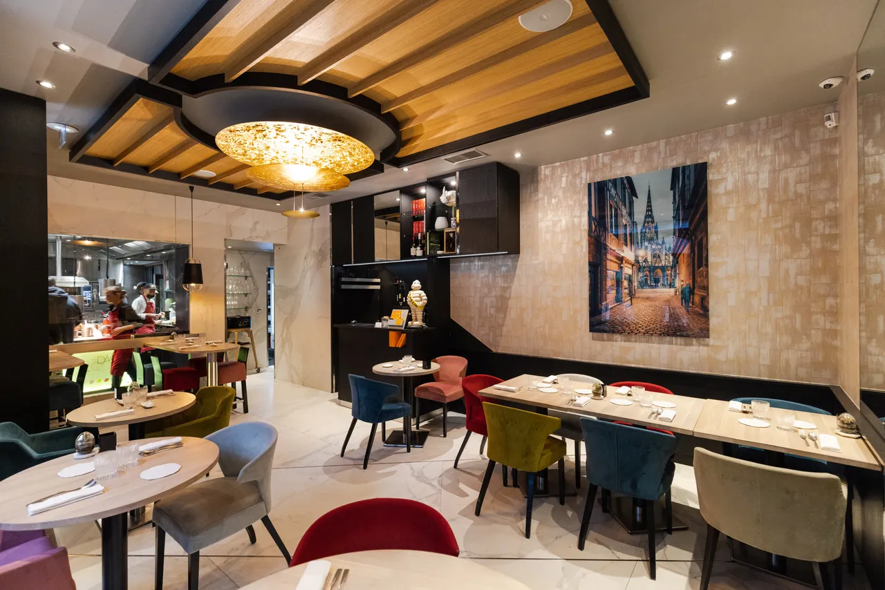 Restaurant L'Odas Rouen int&eacute;rieur ou plat signature