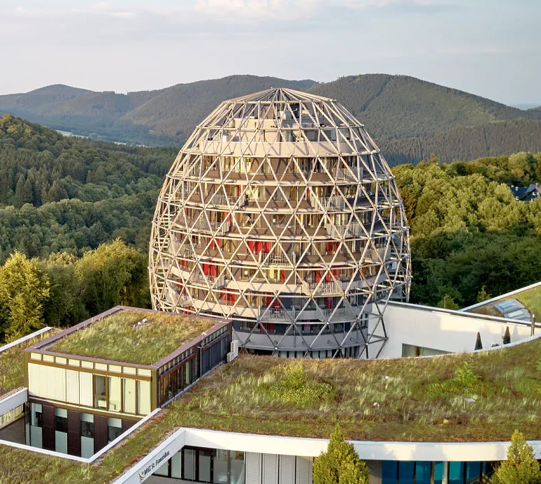 Oversum Winterberg Architektur Ei