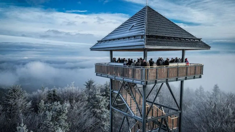 Wieża widokowa na Kamionnej panorama