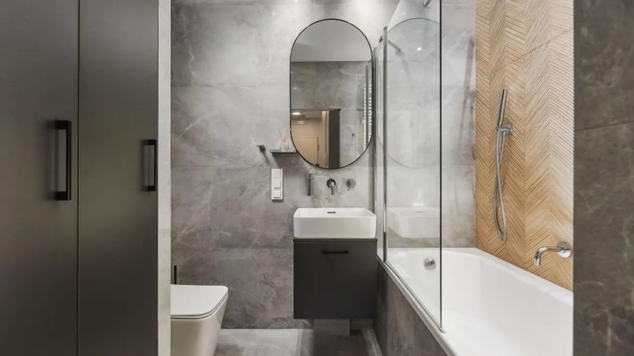 Mała łazienka optycznie powiększona