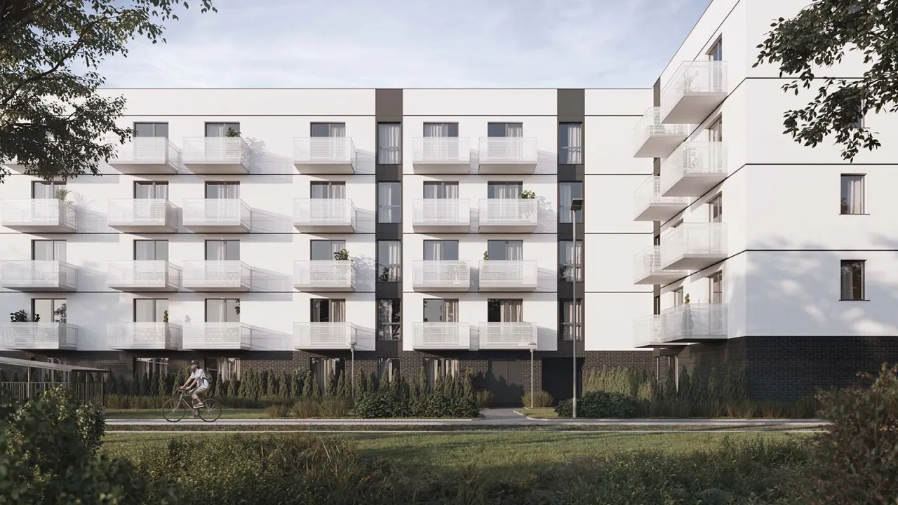 Nowoczesny budynek mieszkalny z balkonami. Idealny lokal inwestycyjny co to jest? To miejsce, kt&oacute;re przynosi zyski.