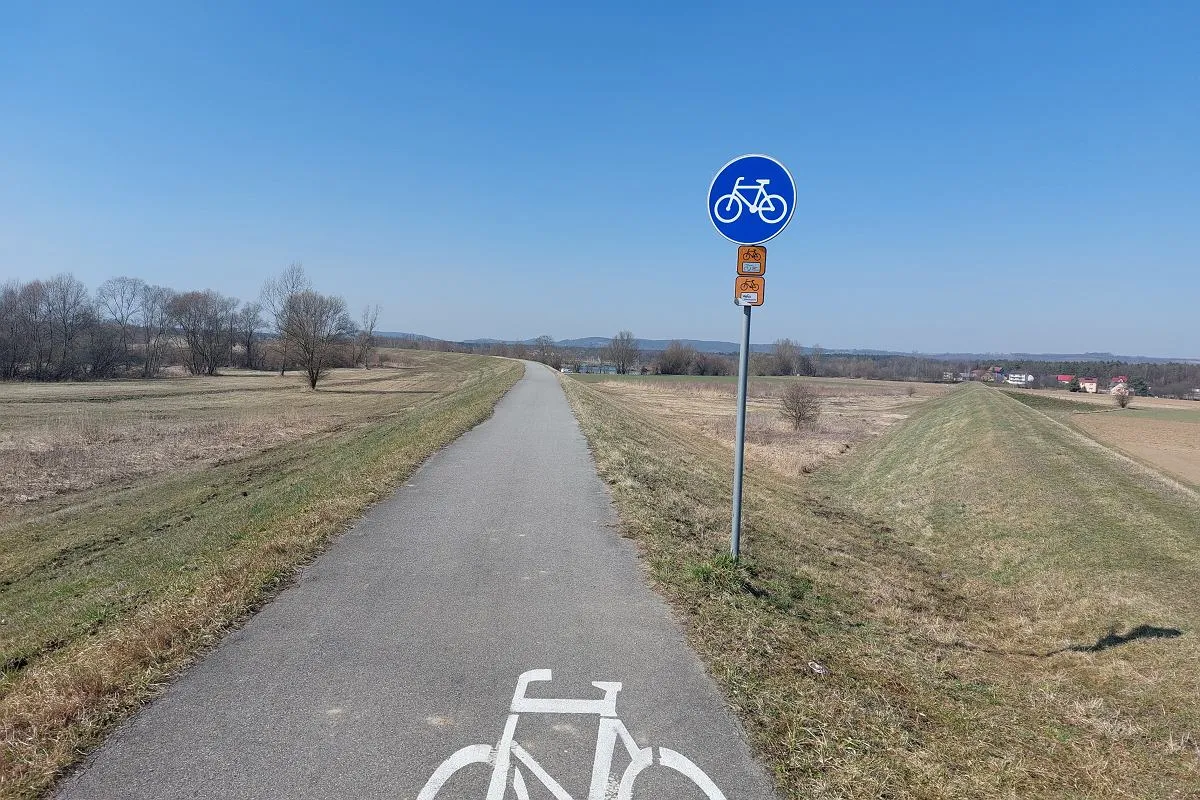 Trasa rowerowa wzdłuż Wisły Kraków