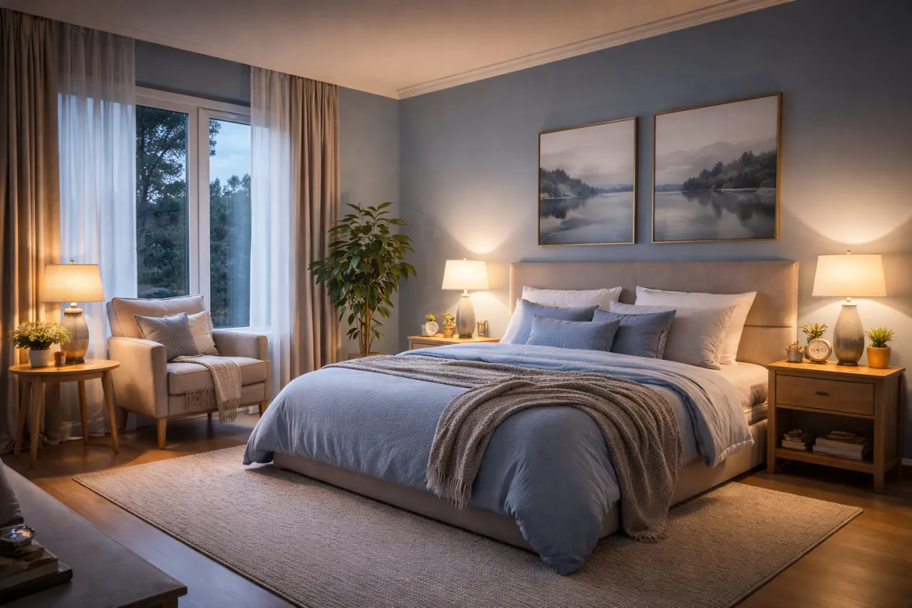 Psychologia kolor&oacute;w w sypialni