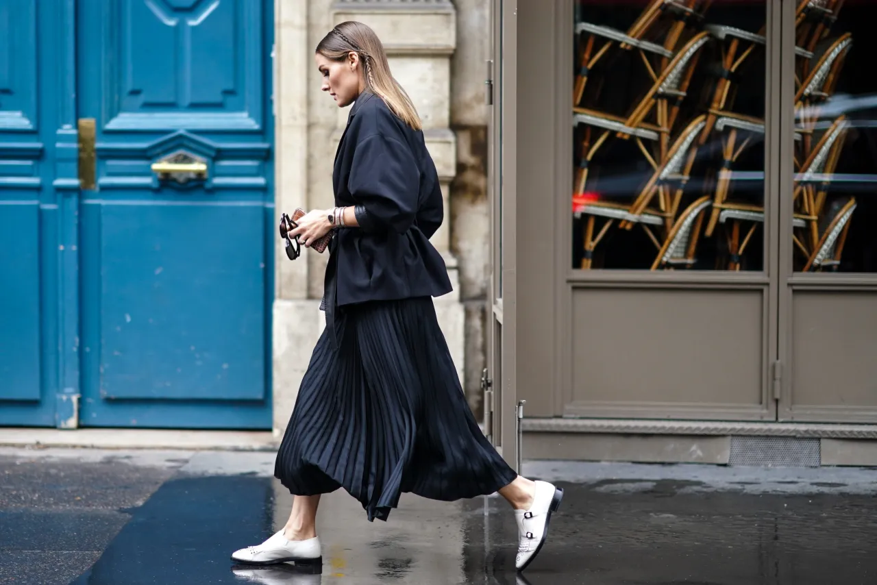 modne stylizacje ze spódnicą street style