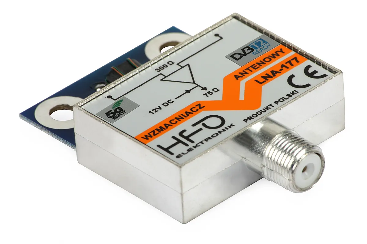 Wzmacniacz sygnału antenowego DVB-T2 i filtr LTE 5G