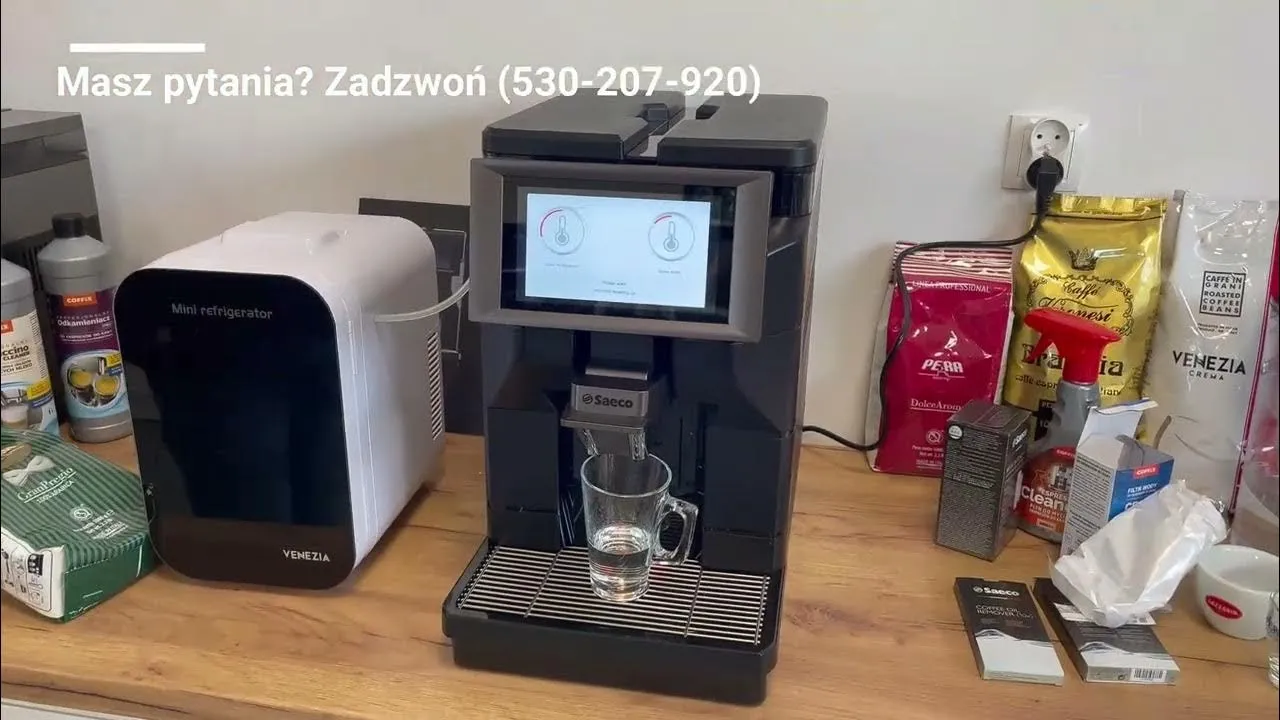 ekspres saeco rozpakowanie i pierwsze uruchomienie