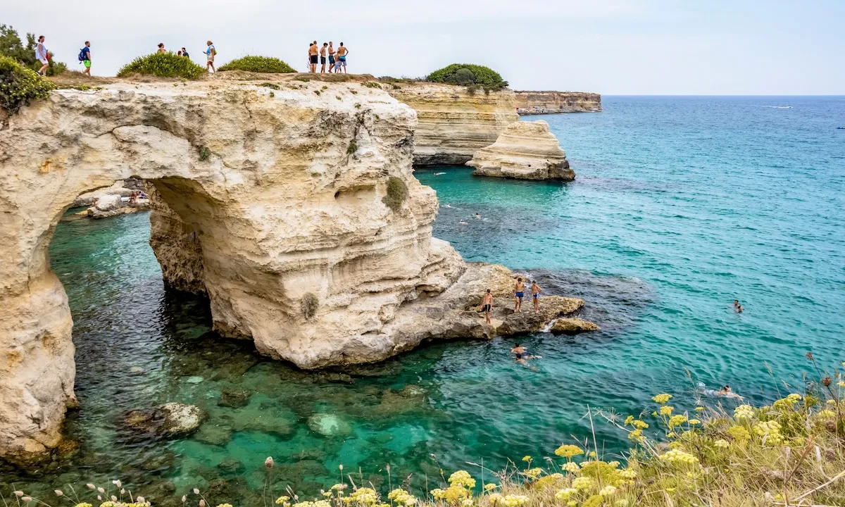 Apulia plaże Punta Prosciutto Torre dell'Orso