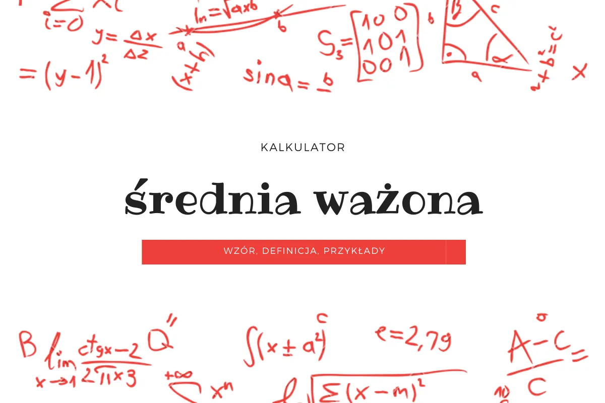 Wzór na średnią ważoną z przykładem
