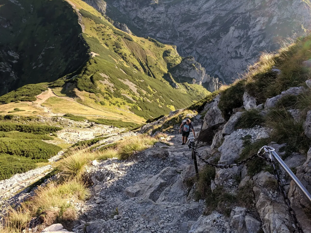 Giewont łańcuchy ruch jednokierunkowy