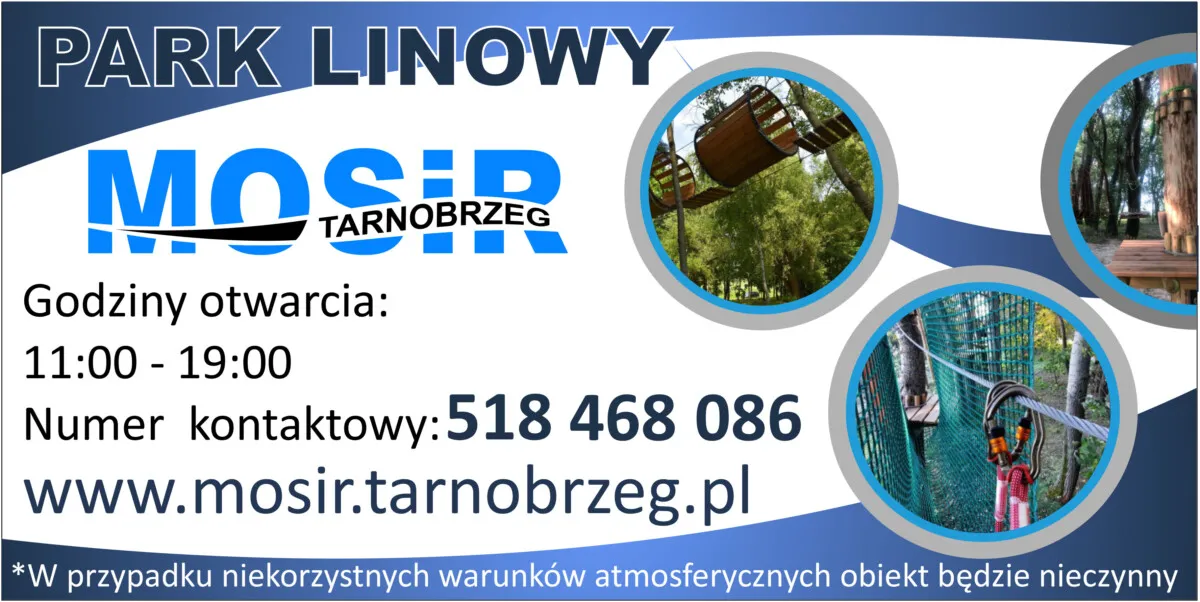 Cennik Park Linowy Tarnobrzeg i godziny otwarcia