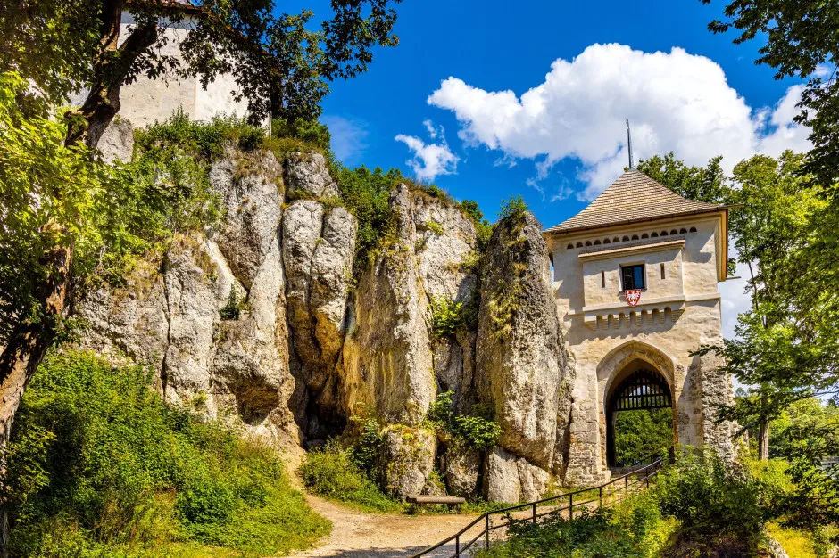 Ojcowski Park Narodowy motocykl zamek