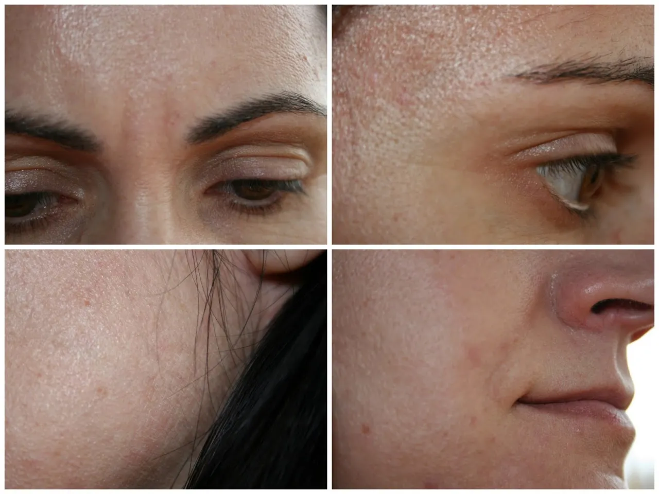 peeling kawitacyjny przed i po