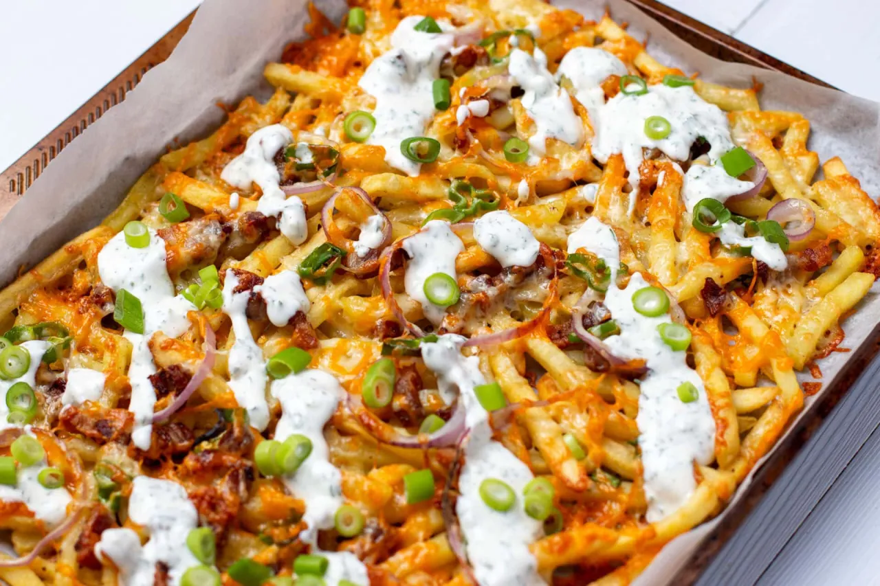 loaded fries r&oacute;żne wersje