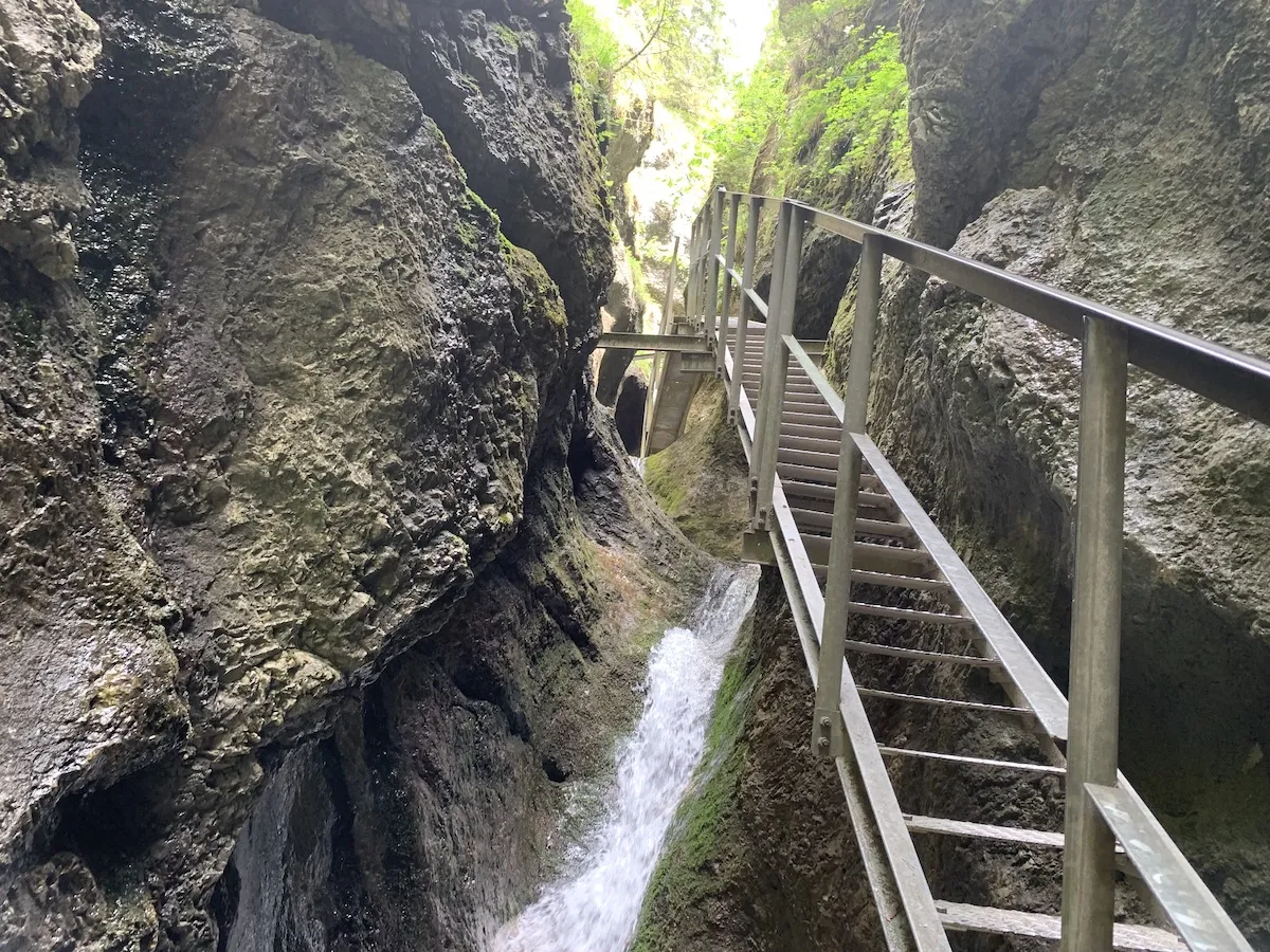 Janosikowe Diery drabinki i kładki